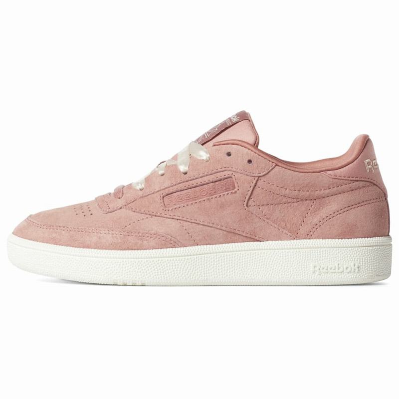 Reebok Club C 85 Tenisky Damske - Ruzove/Biele CX3035OC